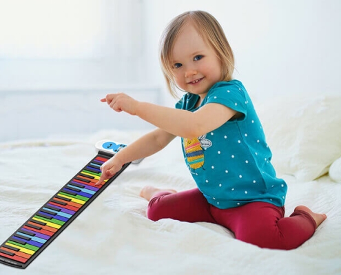 Roll-Up Piano for kids children
