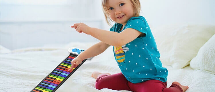 Roll-Up Piano for kids children