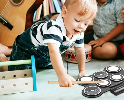 Children's Roll-Up Electronic Drums