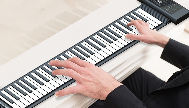 Portable Electronic Keyboard roll up piano